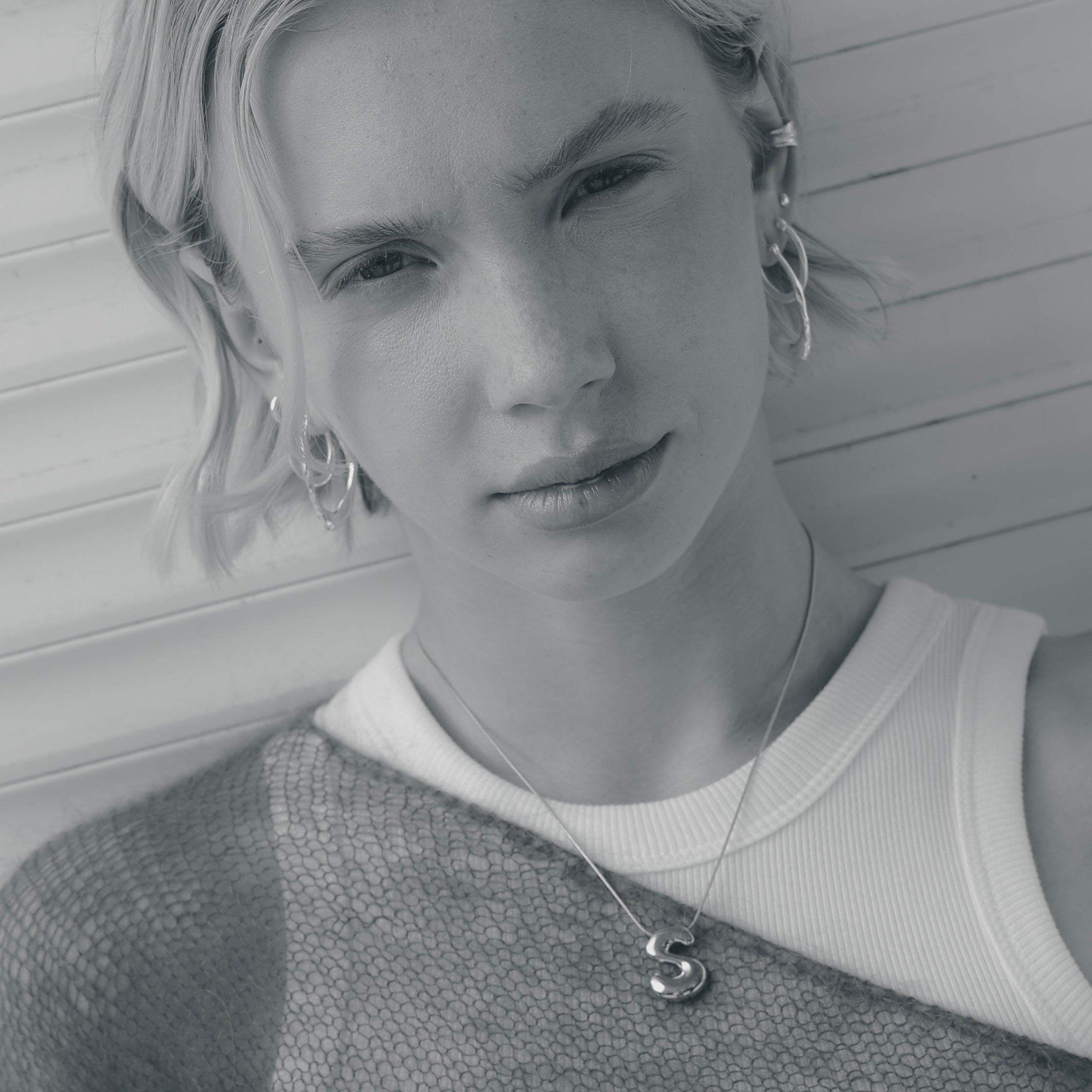 Livia Hoops Silver