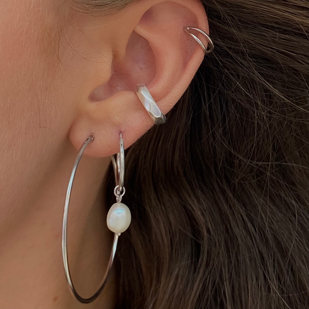 Ayla pearl hoop