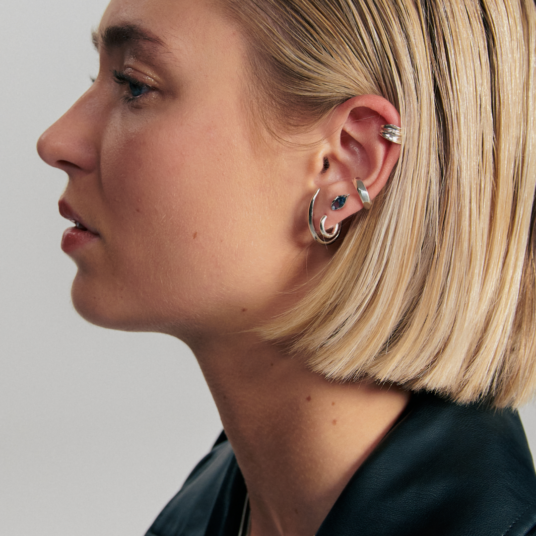 Sammie Hoops Silver