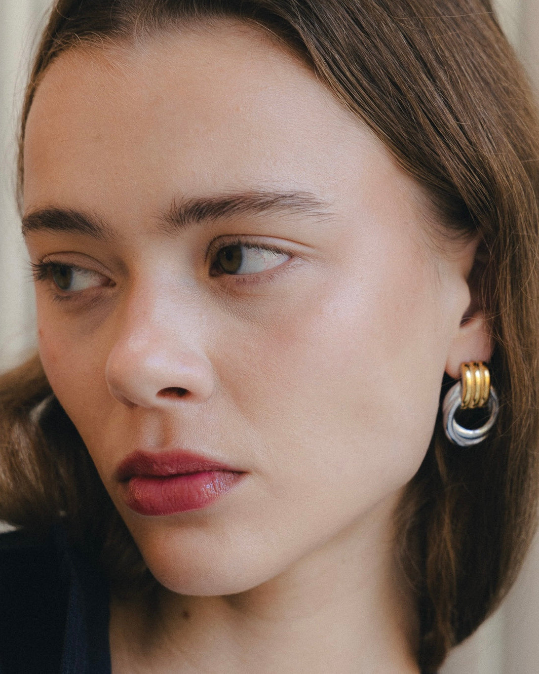 Ola Earrings - Mixed Metals