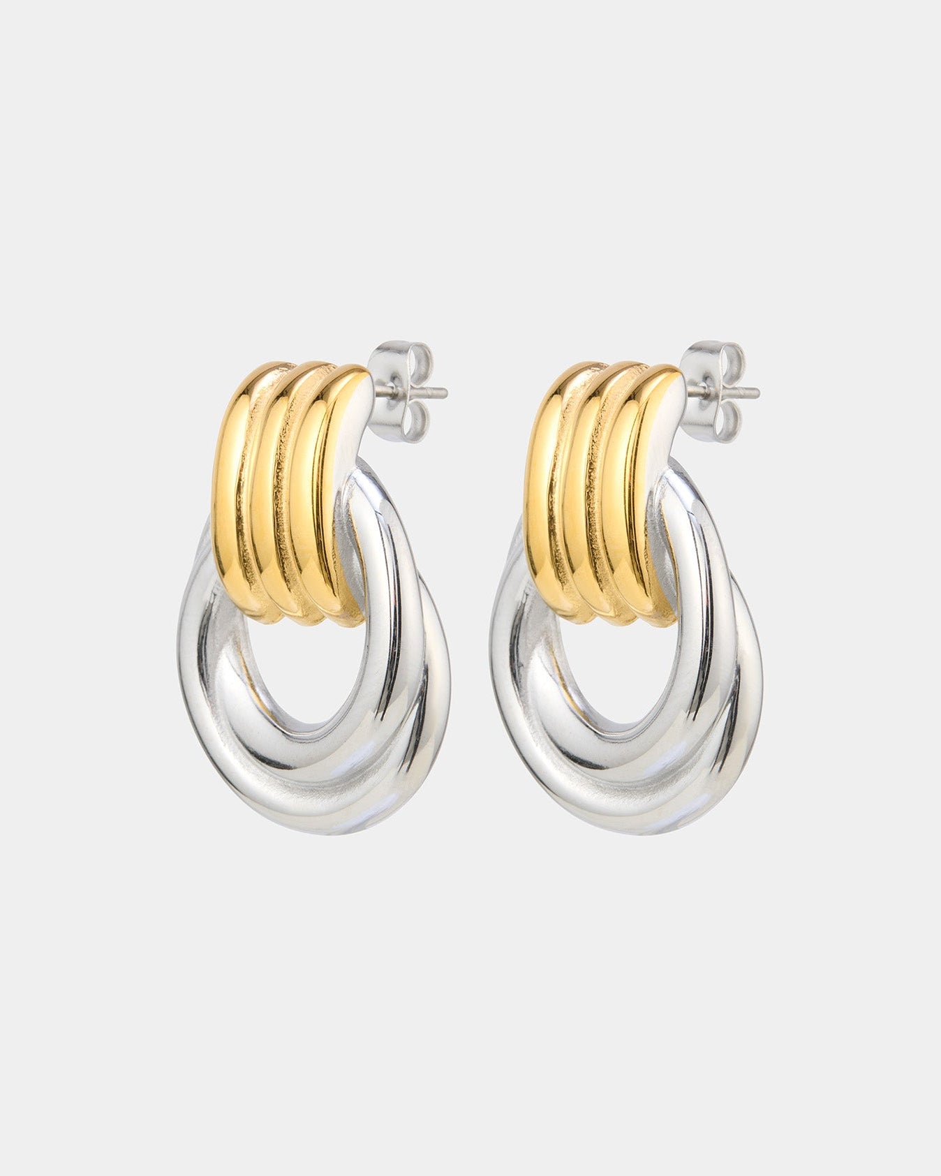 Ola Earrings - Mixed Metals
